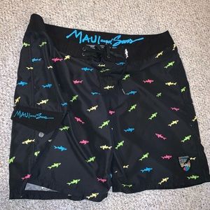 Maui and Sons Microfiber Board Shorts Never Worn